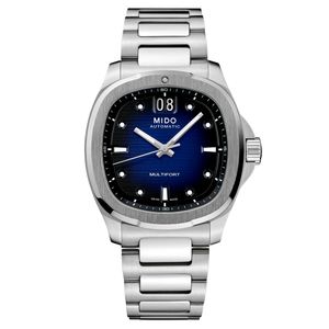 Reloj Mido Multifort TV Big Date Acero Azul