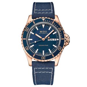 Reloj Mido Ocean Star Tribute Textil Azul