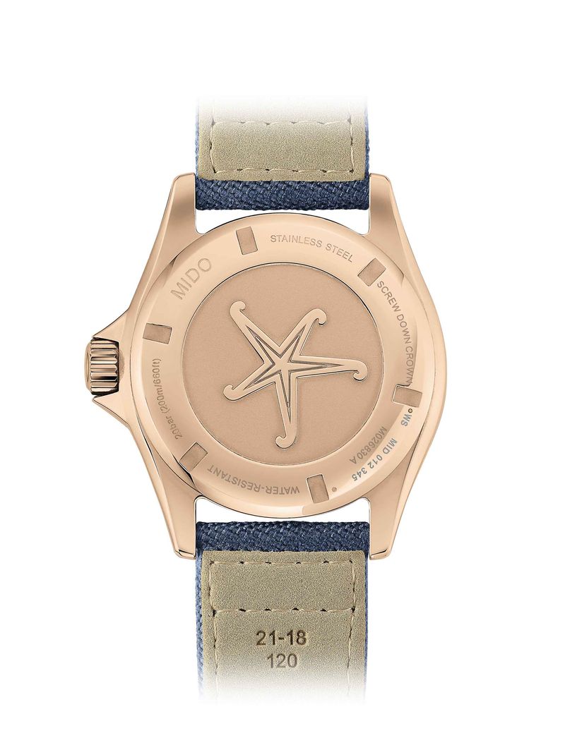 Reloj-Hombre-Mido-Ocean-Star-Tribute-Textil-Azul
