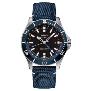 Reloj Hombre Mido Ocean Star GMT Azul