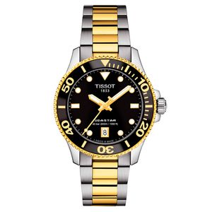 Reloj Tissot Seastar 1000 Bicolor Negro
