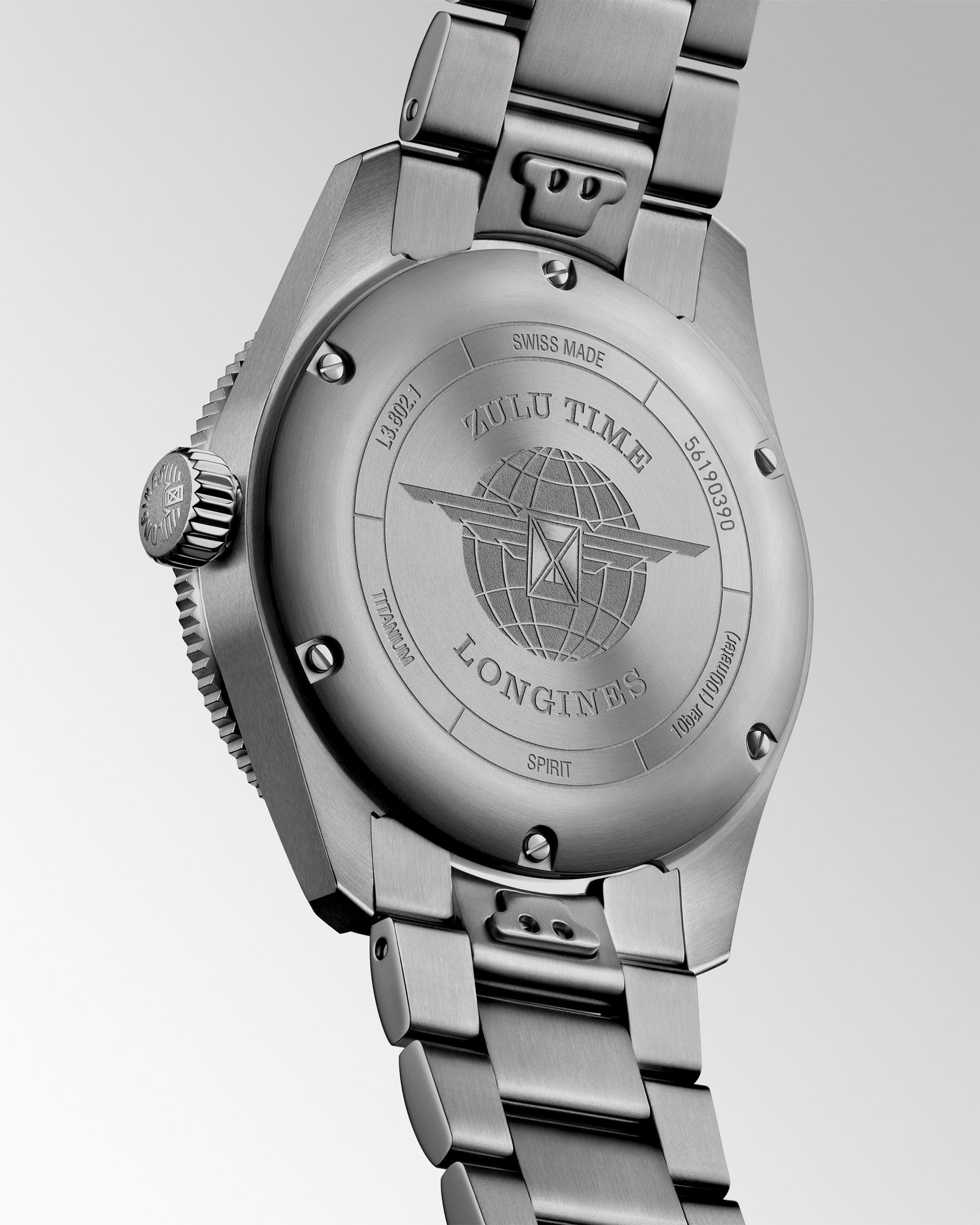LONGINES SPIRIT ZULU TIME TITANIUM - Zait.cl