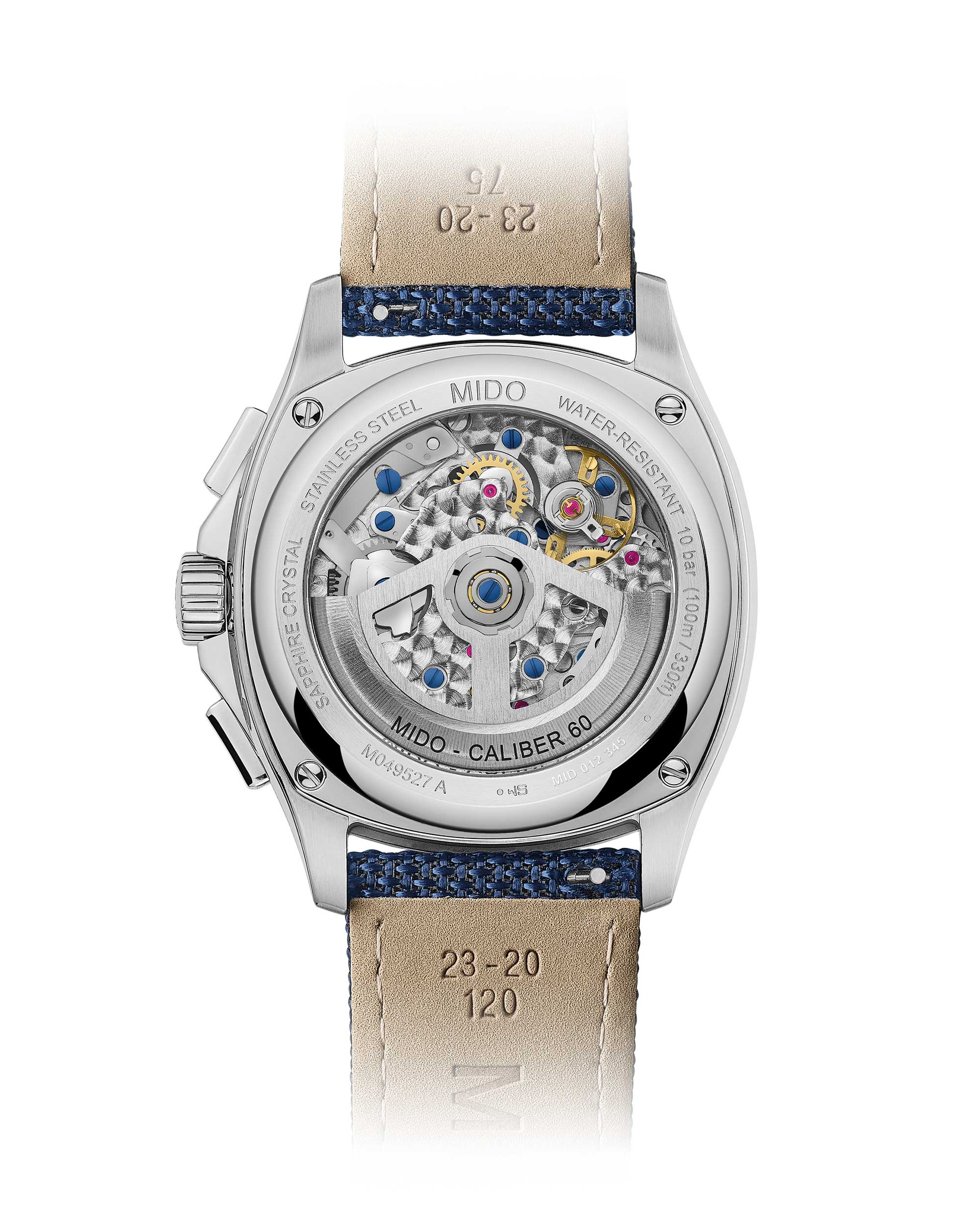 Reloj Mido Multifort TV Chronograph Azul - Zait.cl