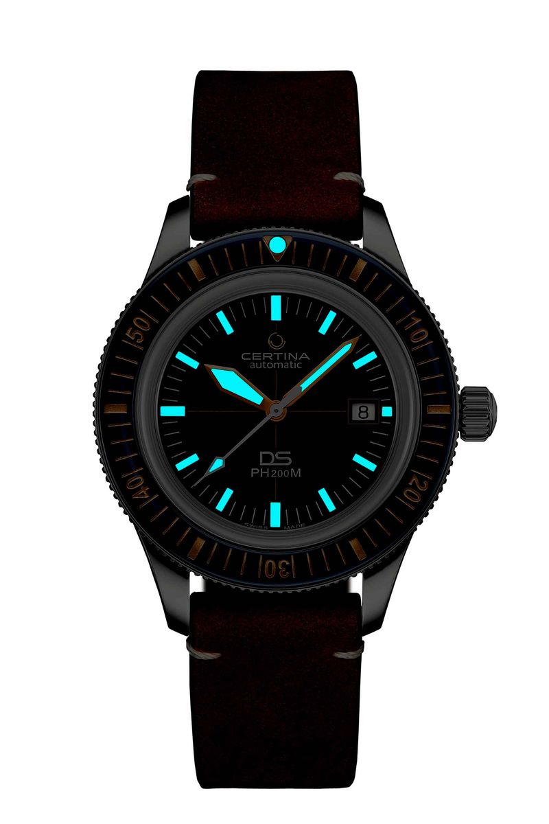 RelojHombreCertinaDSPH200MCueroMarron