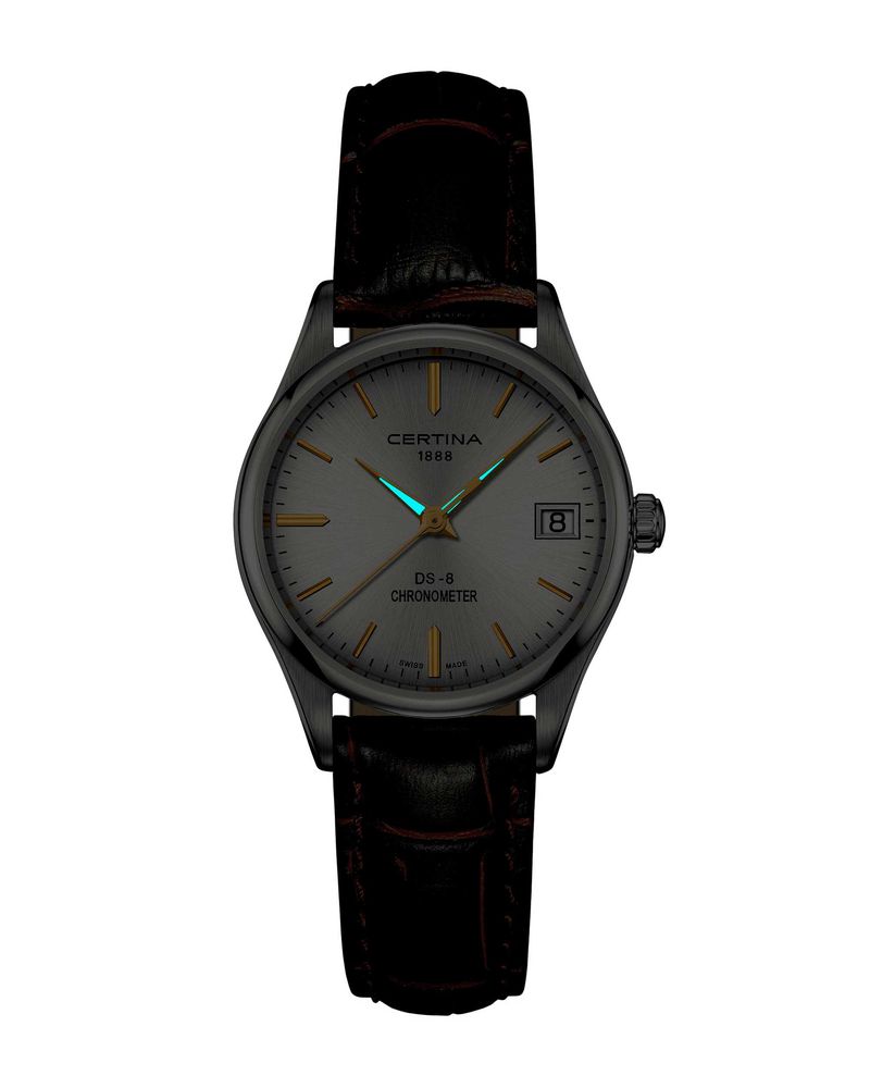 RelojMujerCertinaDS8CueroCafe