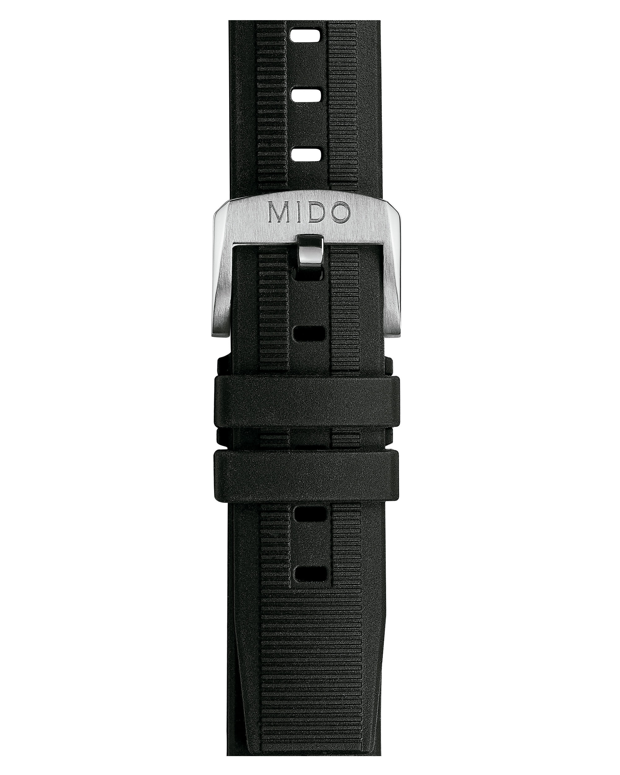 Correa Mido Caucho Negro 12mm - Zait.cl